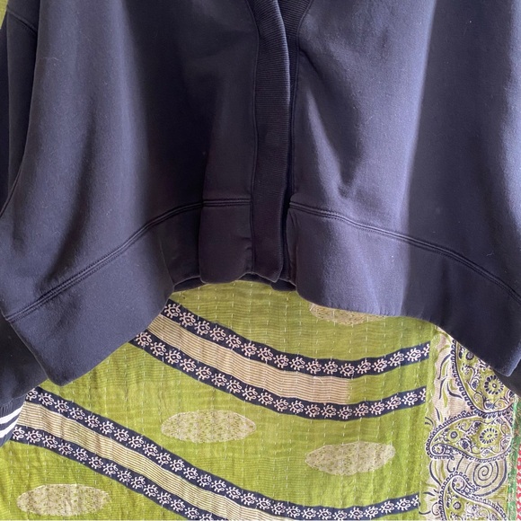 Nike Black Oversized Graphic Streetwear Sporty Snap Cardigan Size Large - Picture 5 of 15